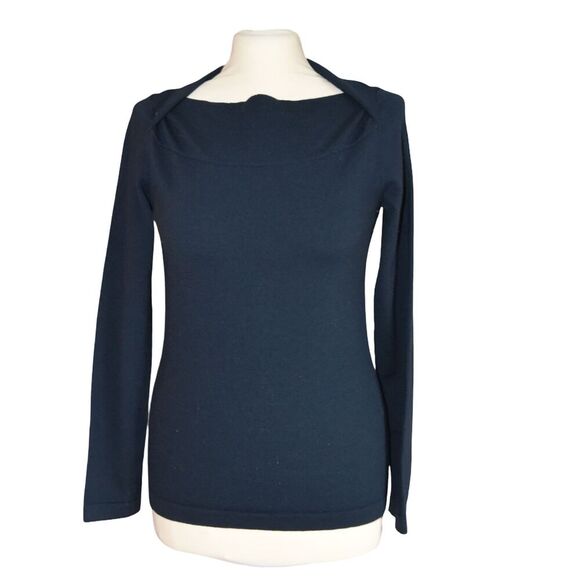 Banana Republic 100% Merino Wool Sweater Size Small Pink Red Cream - Picture 1 of 7